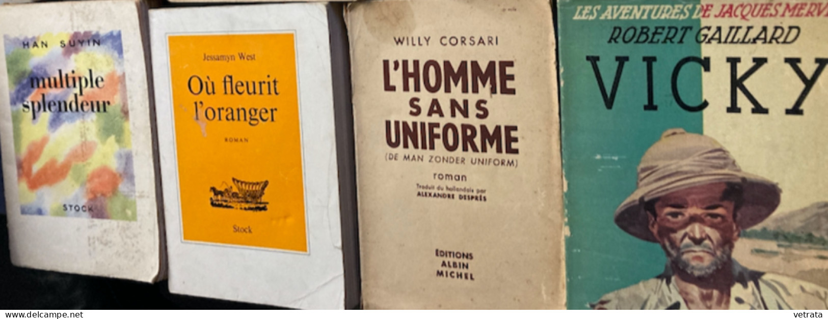 14 Romans Parus Entre 1937 & 64 : J. Peyré /R. Marshall/Anya Seton/Han Suyin/J. West/Sally Salminen /G.A. Birmingham/B. - Wholesale, Bulk Lots