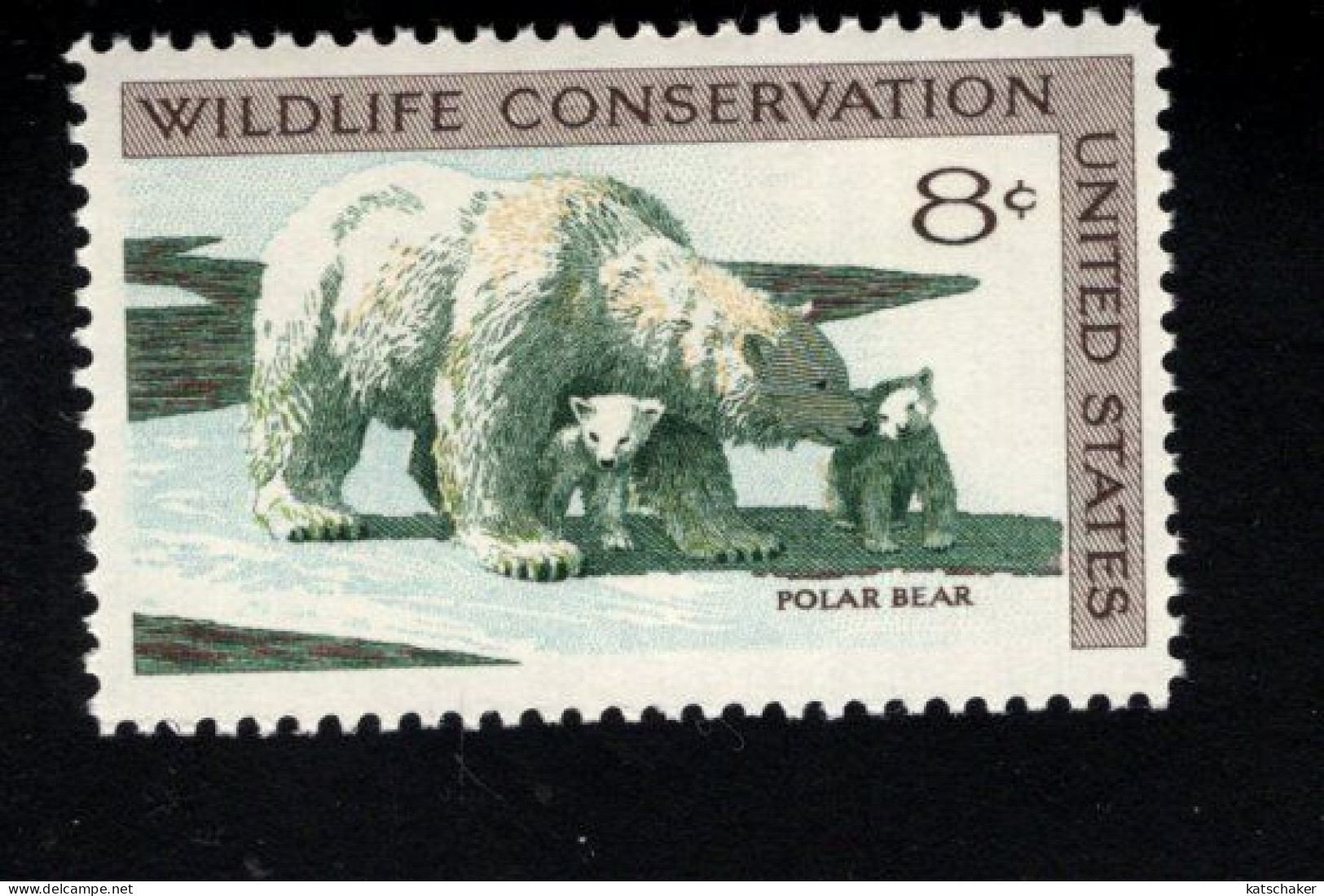 2014012373 1971  SCOTT 1429 (XX) POSTFRIS MINT NEVER HINGED  - WILDLIFE CONSERVATION - POLAR BEAR - Nuovi