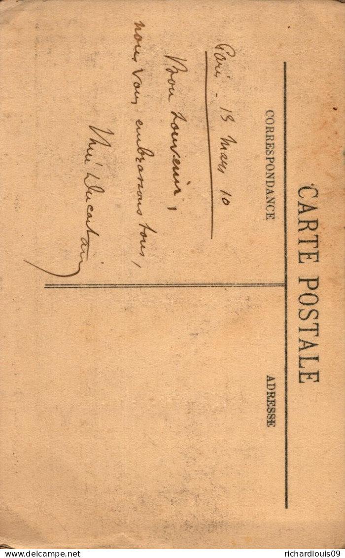 PARIS INODATION CRUE DELA SEINE - Inondations De 1910