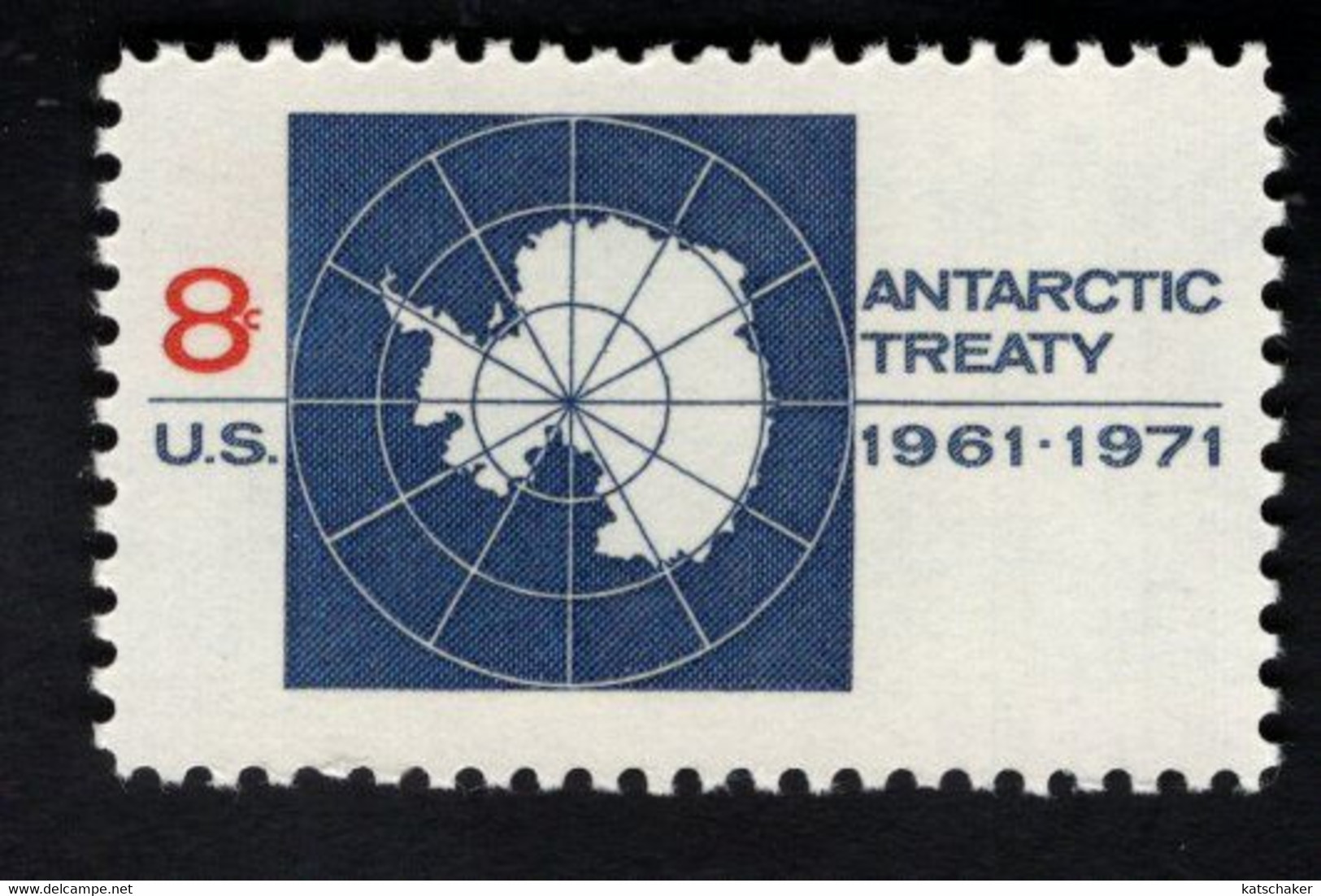 208708006 1971 (XX) SCOTT 1431 POSTFRIS MINT NEVER HINGED Antarctic Treaty - Neufs