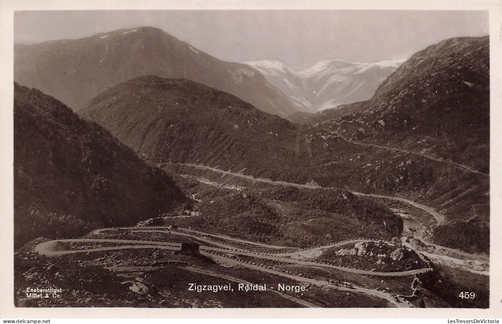 NORVEGE - Zigzagvei - Roldal - Carte Postale Ancienne - Norway