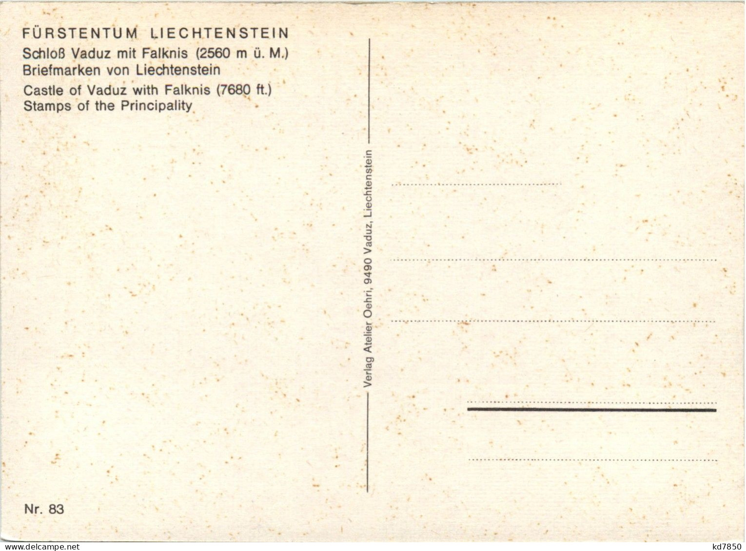 Liechtenstein - Briefmarken - Liechtenstein