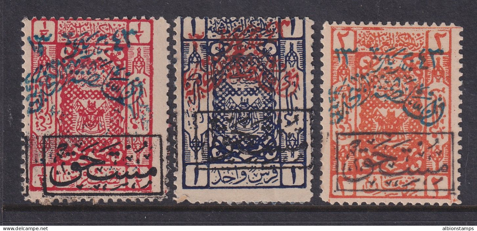 Saudi Arabia, Scott J1-J3, MLH (J1 Dist OG, J2 Crease) - Saoedi-Arabië