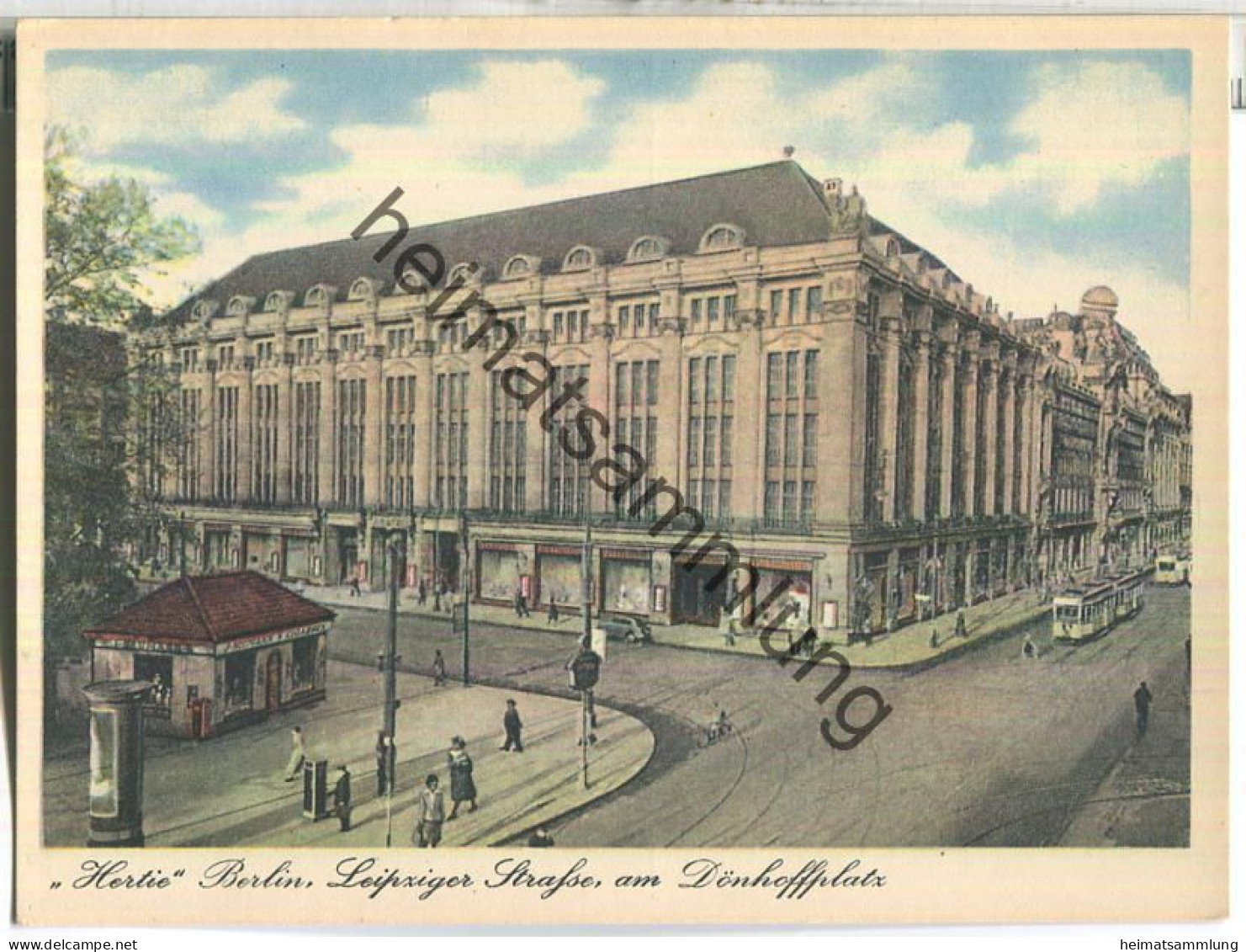 Berlin - Warenhaus Hertie - Leipzigerstrasse - Dönhoffplatz - Mitte