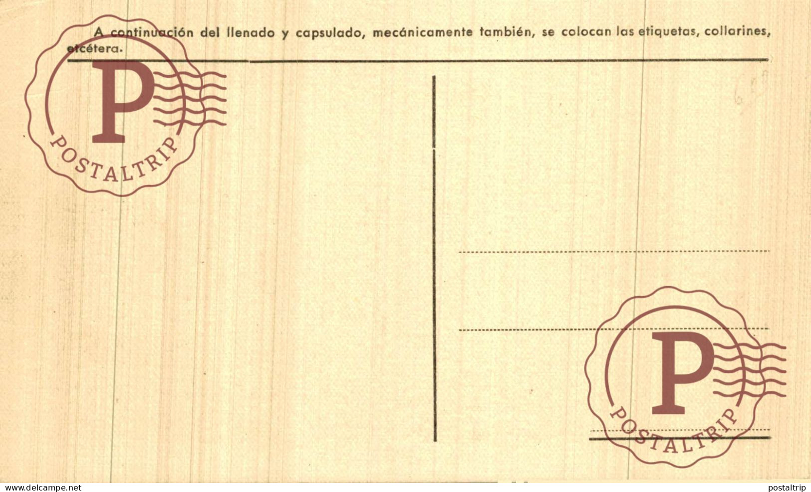 PUBLICIDAD. ESPAÑA. JEREZ DE LA FRONTERA. CADIZ. BODEGAS GONZALEZ BYASS. MAQUINA DE ETIQUETAR. PUBLI. - Vigne