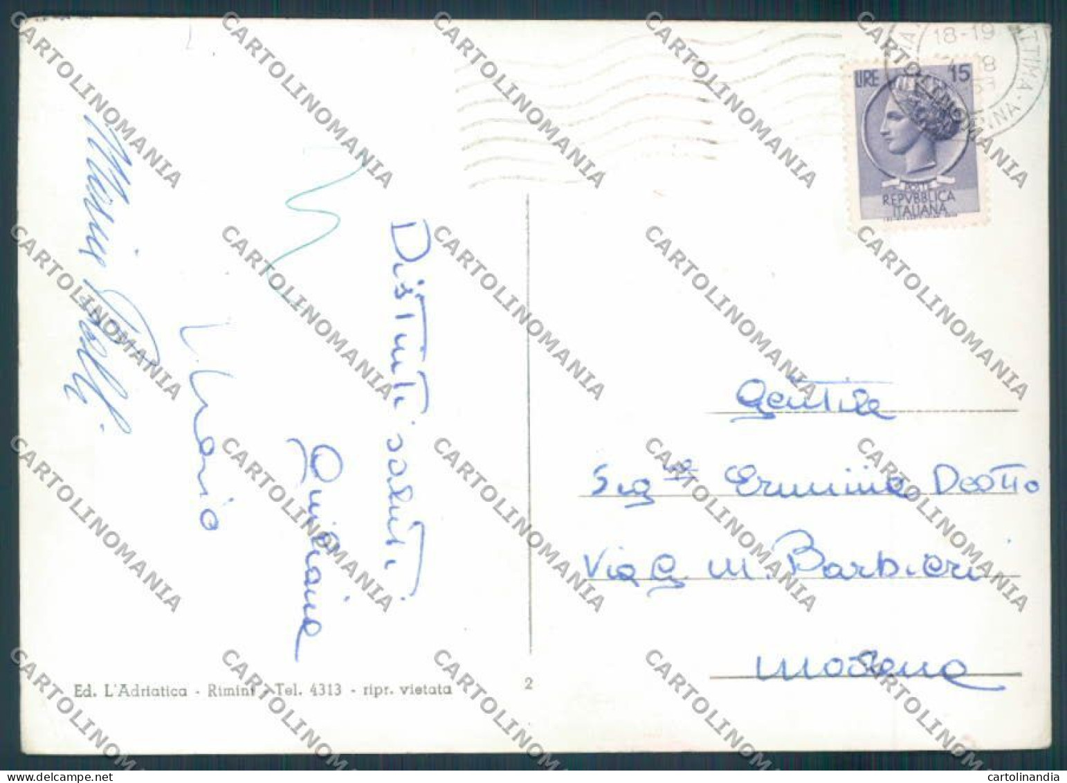 Ravenna Cervia Milano Marittima Foto FG Cartolina ZF4812 - Ravenna