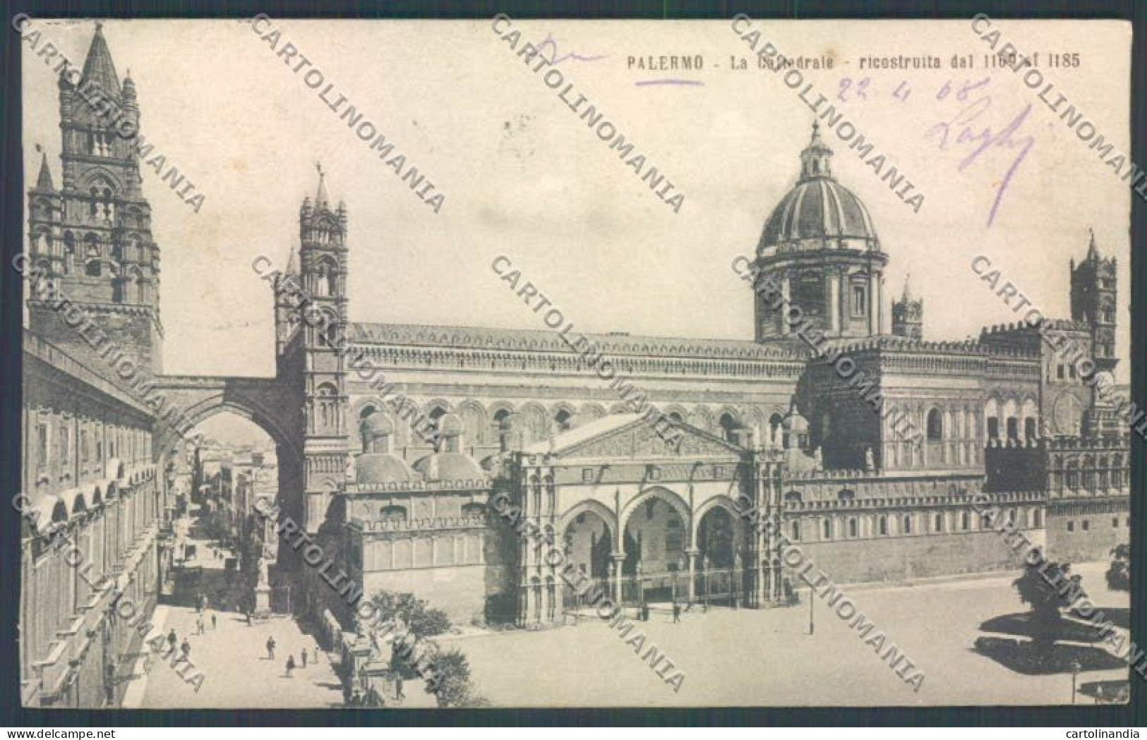 Palermo Città Cattedrale Cartolina ZT7697 - Palermo