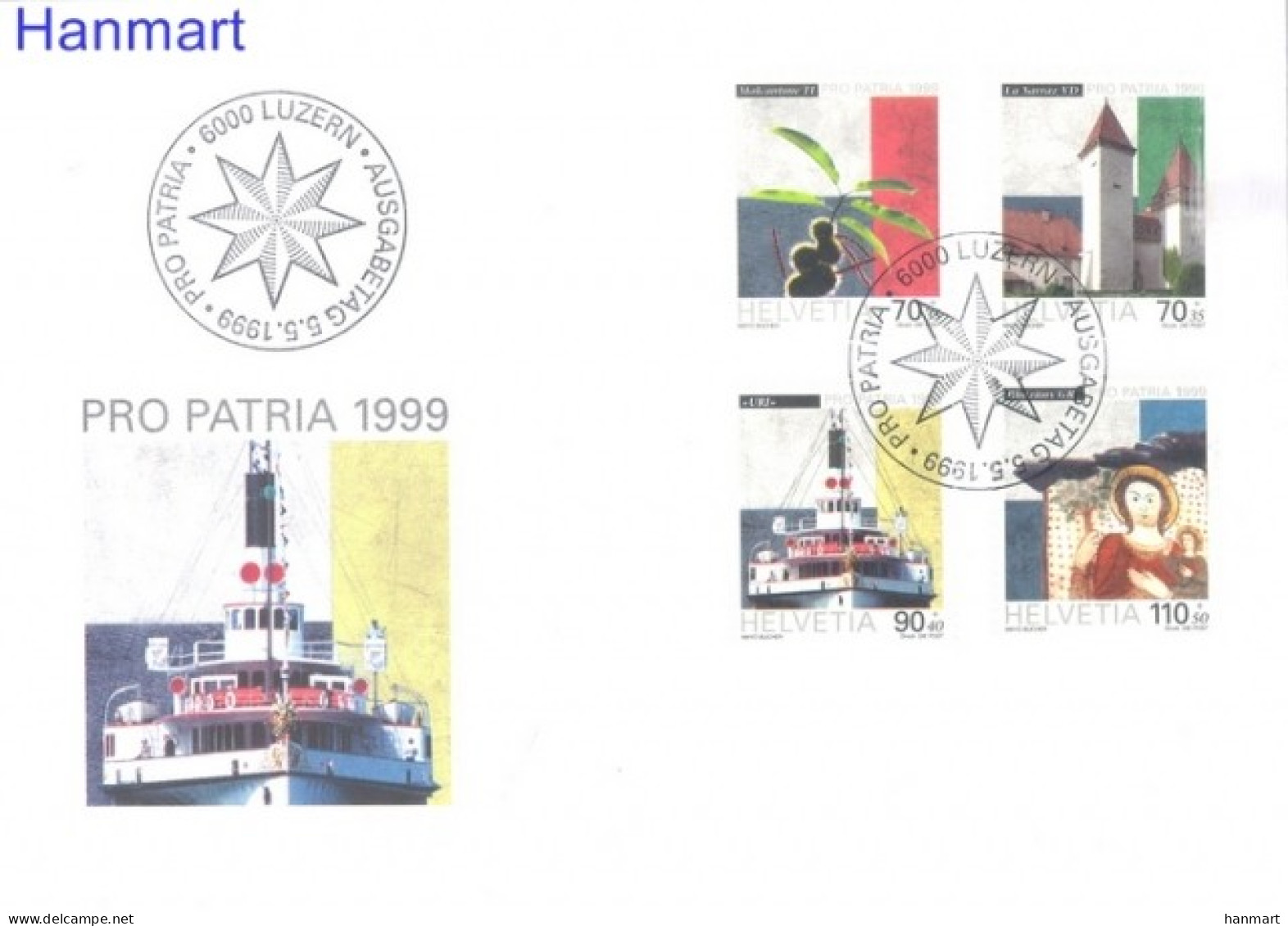 Switzerland 1999 Mi 1681-1684 FDC  (FDC ZE1 SWT1681-1684) - Altri