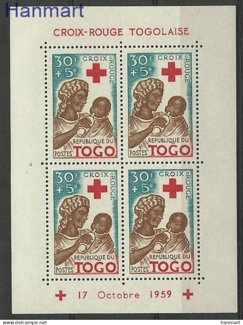 Togo 1959 Mi Block 3 MNH  (ZS5 TGObl3) - Otros