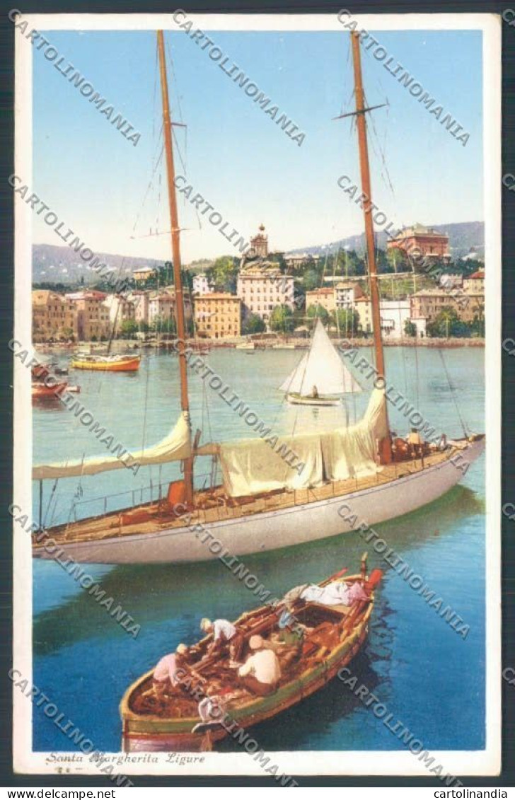 Genova Santa Margherita Veliero Cartolina ZT4639 - Genova