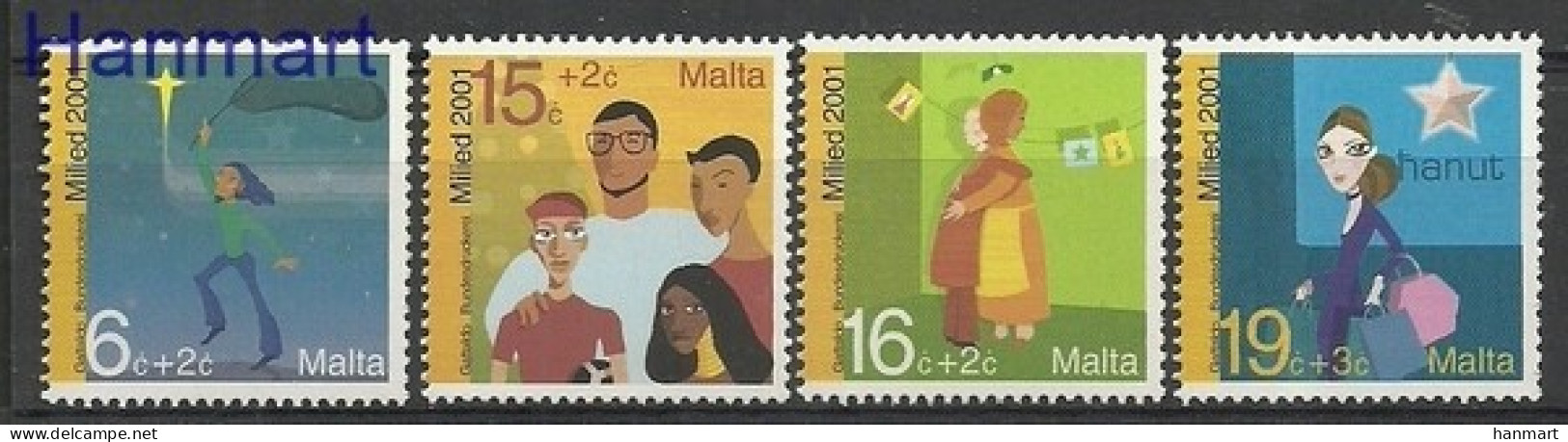 Malta 2001 Mi 1203-1206 MNH  (ZE2 MLT1203-1206) - Sonstige & Ohne Zuordnung