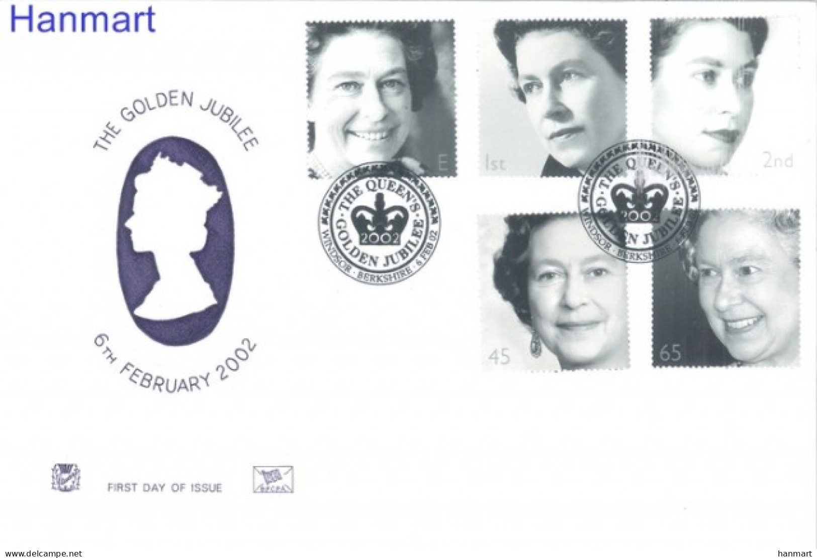 United Kingdom Of Great Britain & Northern Ireland 2002 Mi 1981-1985 FDC  (FDC ZE3 GBR1981-1985) - Königshäuser, Adel