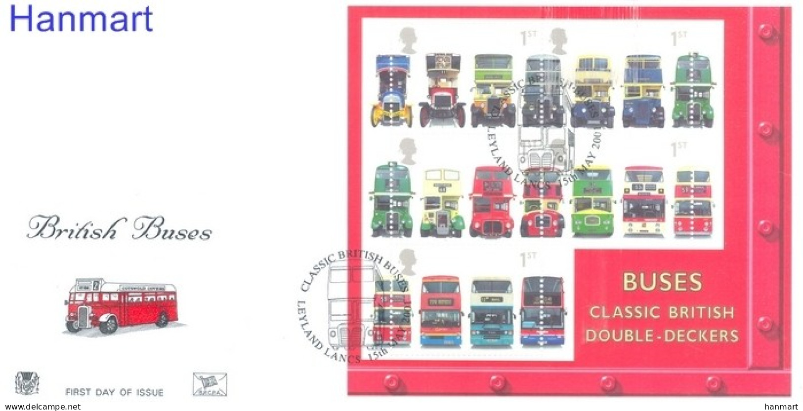 United Kingdom Of Great Britain & Northern Ireland 2001 Mi Block 11  Max Card  (FDC ZE3 GBRbl11) - Otros & Sin Clasificación