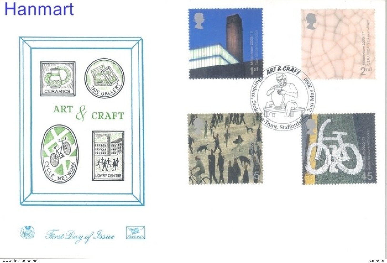 United Kingdom Of Great Britain & Northern Ireland 2000 Mi 1867-1870 FDC  (FDC ZE3 GBR1867-1870) - Andere