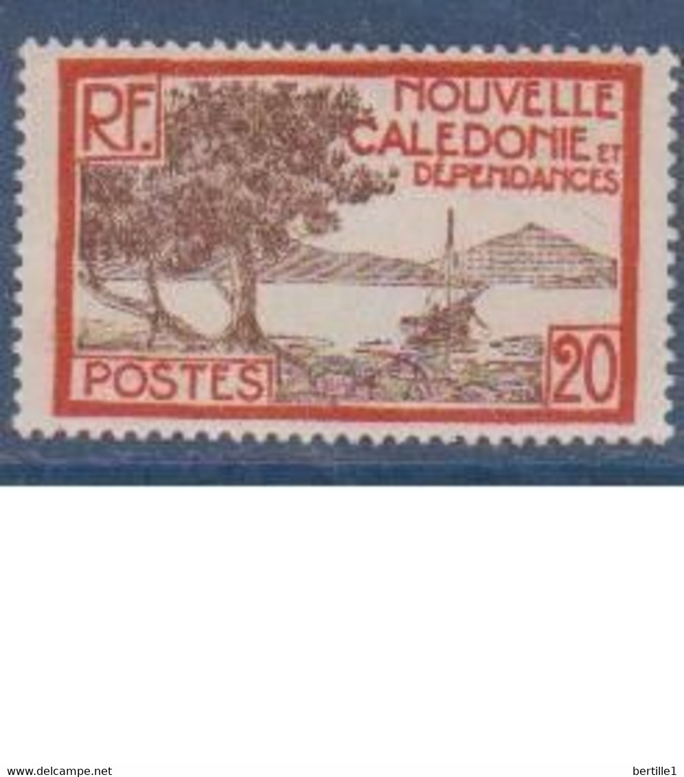 NOUVELLE CALEDONIE             N° YVERT  :   145   NEUF SANS GOMME        ( SG     02/16  ) - Unused Stamps