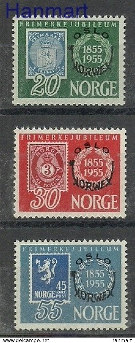 Norway 1955 Mi 393-395 Mh - Mint Hinged  (PZE3 NRW393-395) - Briefmarken