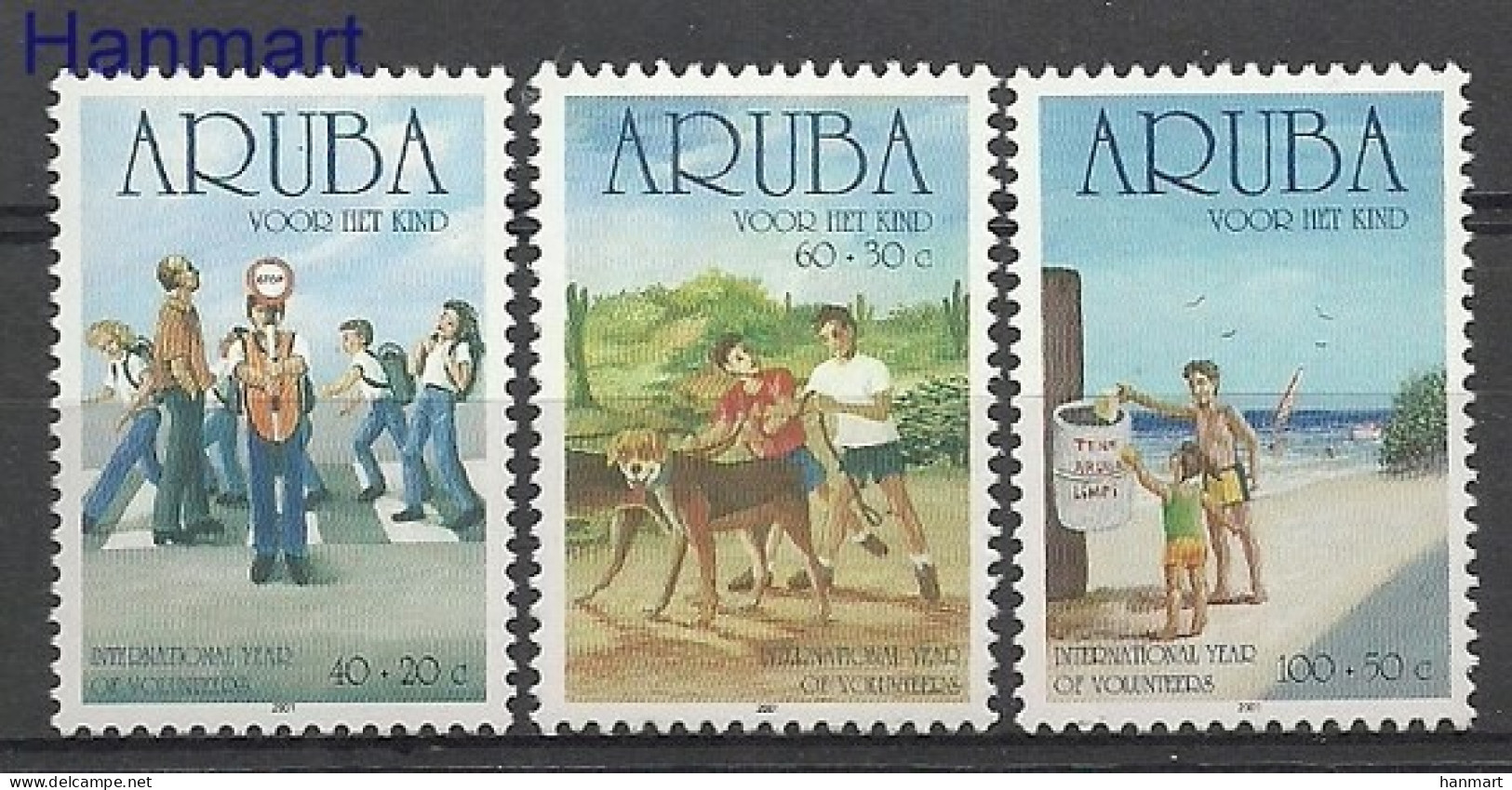 Aruba 2001 Mi 282-284 MNH  (ZS2 ARB282-284) - Autres