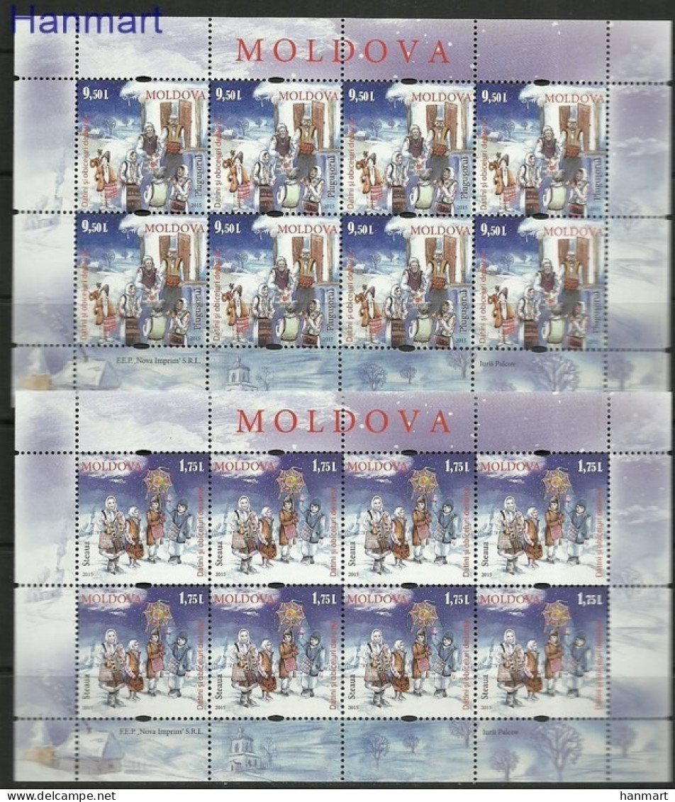 Moldova 2015 Mi Sheet 941-942 MNH  (ZE4 MOLark941-942) - Autres