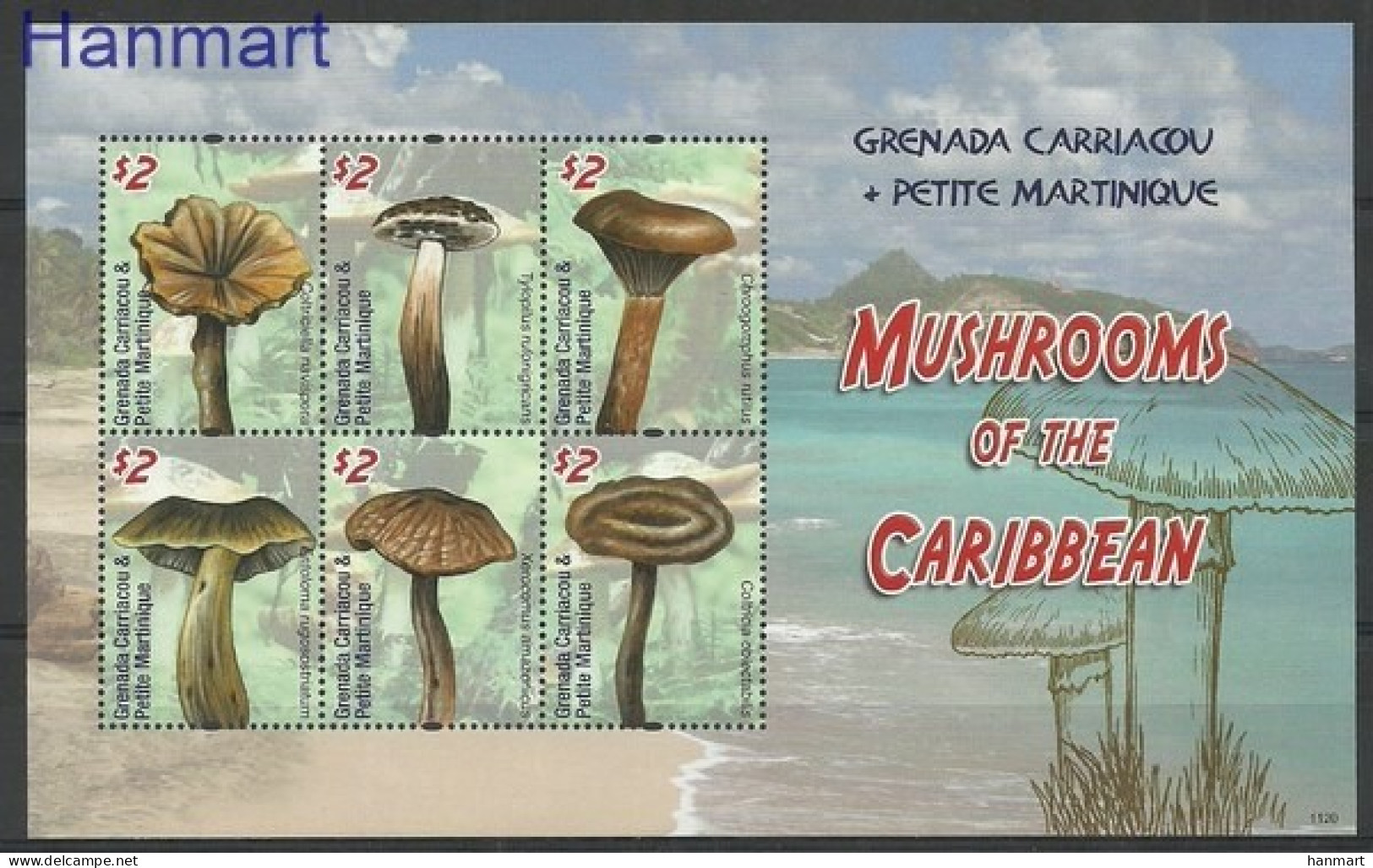 Grenada Carriacou & Petite Martinique 2011 Mi 4725-4730 MNH  (ZS2 GRGark4725-4730) - Sonstige & Ohne Zuordnung