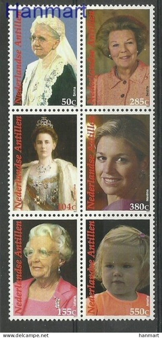 Netherlands Antilles 2007 Mi 1586-1591 MNH  (ZS2 DTAsech1586-1591) - Königshäuser, Adel