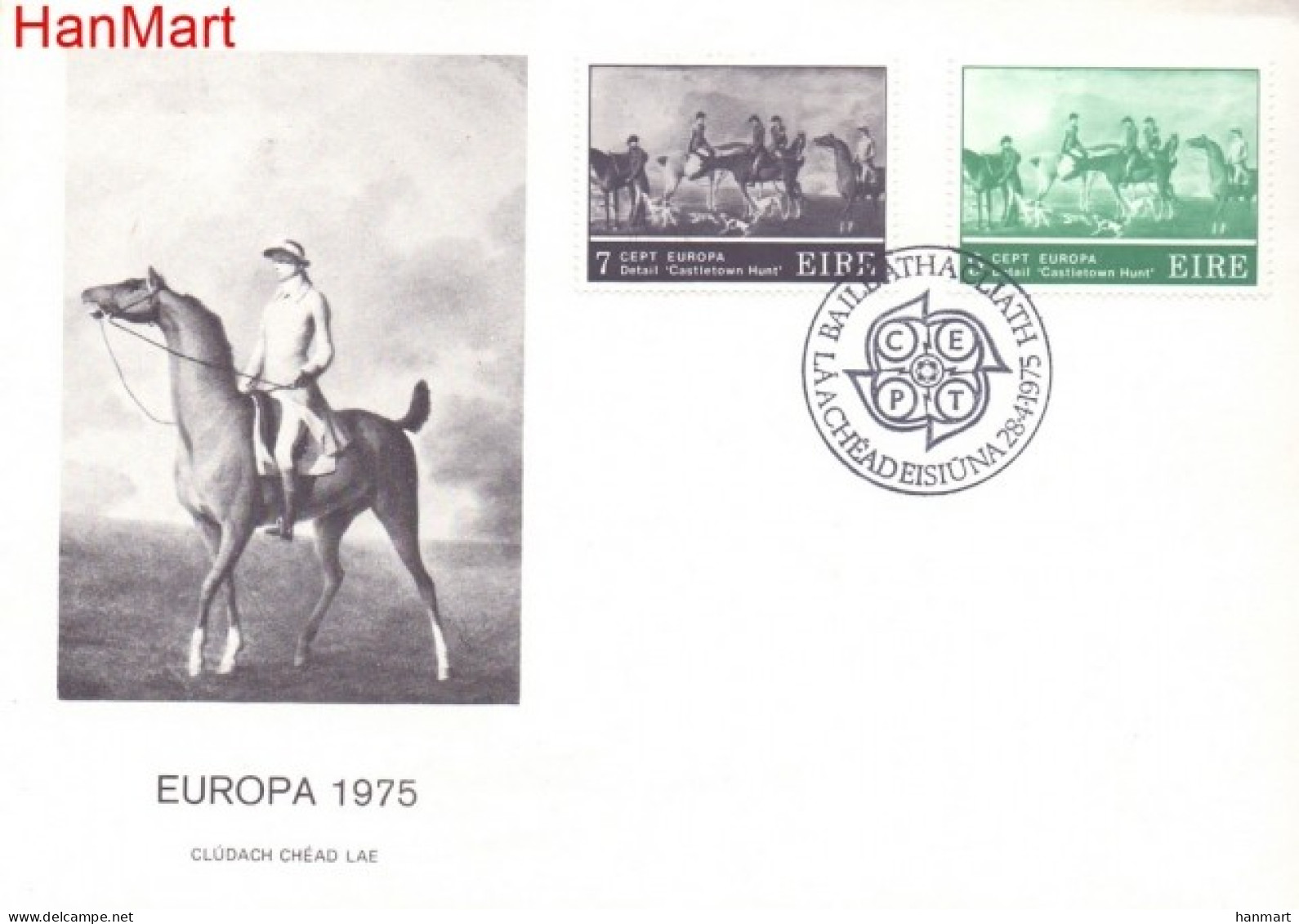 Ireland 1975 Mi 315-316 FDC  (FDC ZE3 IRL315-316adr) - 1975