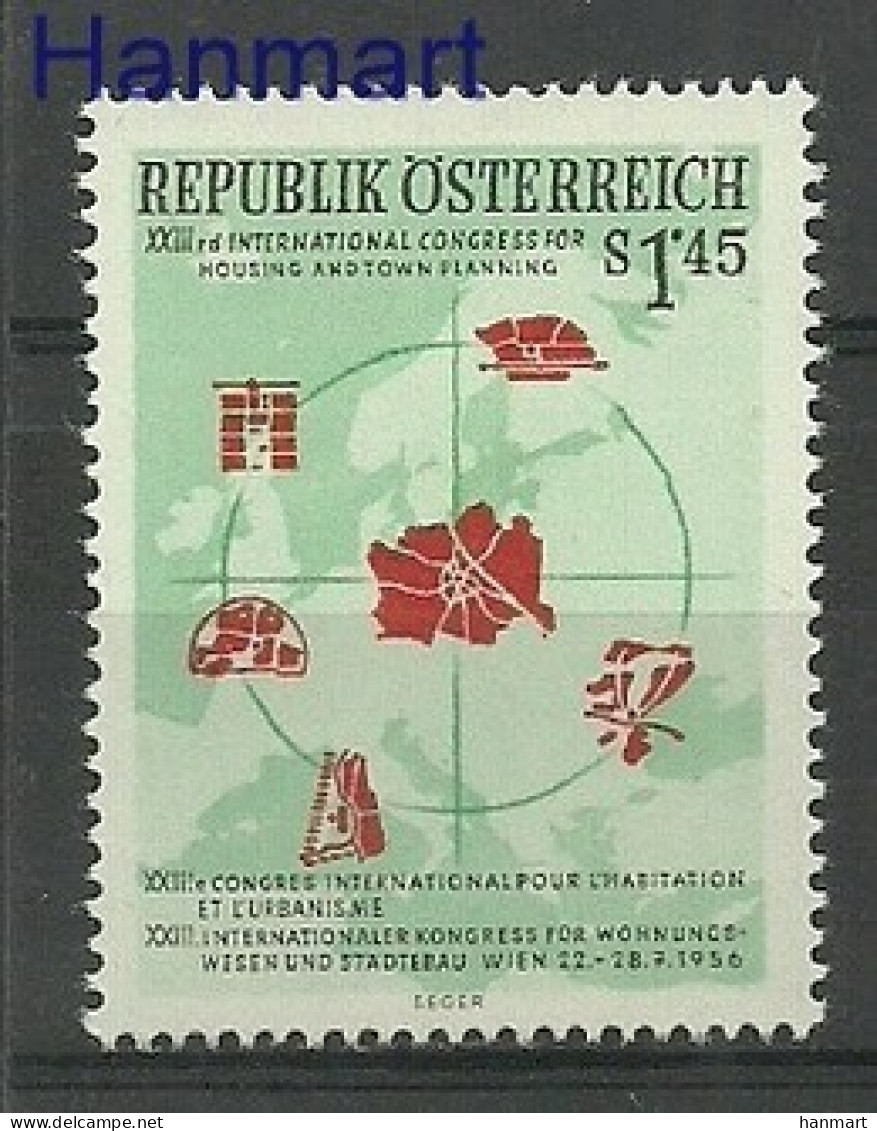 Austria 1956 Mi 1027 Mh - Mint Hinged  (PZE1 AST1027) - Andere