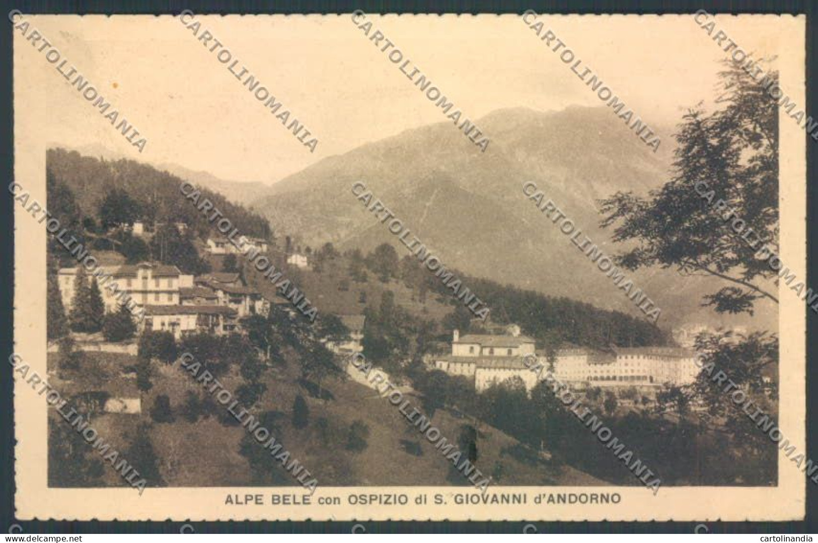 Biella San Giovanni D'Andorno Cartolina ZT5914 - Biella