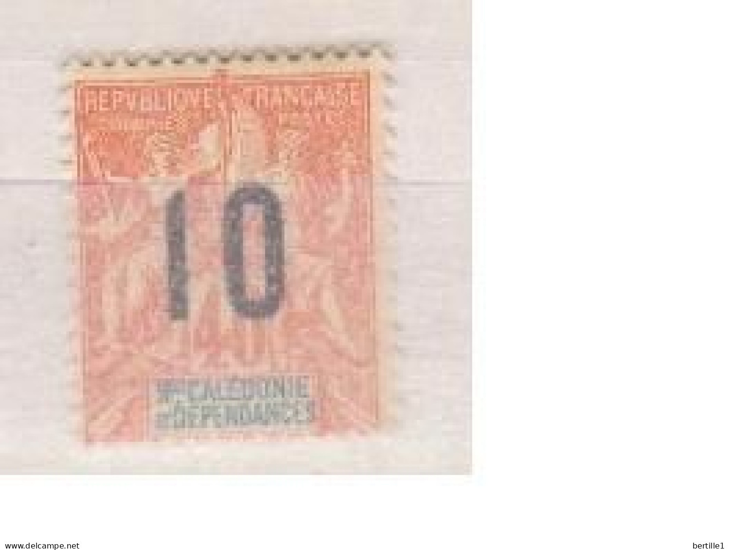 NOUVELLE CALEDONIE            N°  YVERT  108  NEUF AVEC CHARNIERES ( CH 03/23) - Unused Stamps