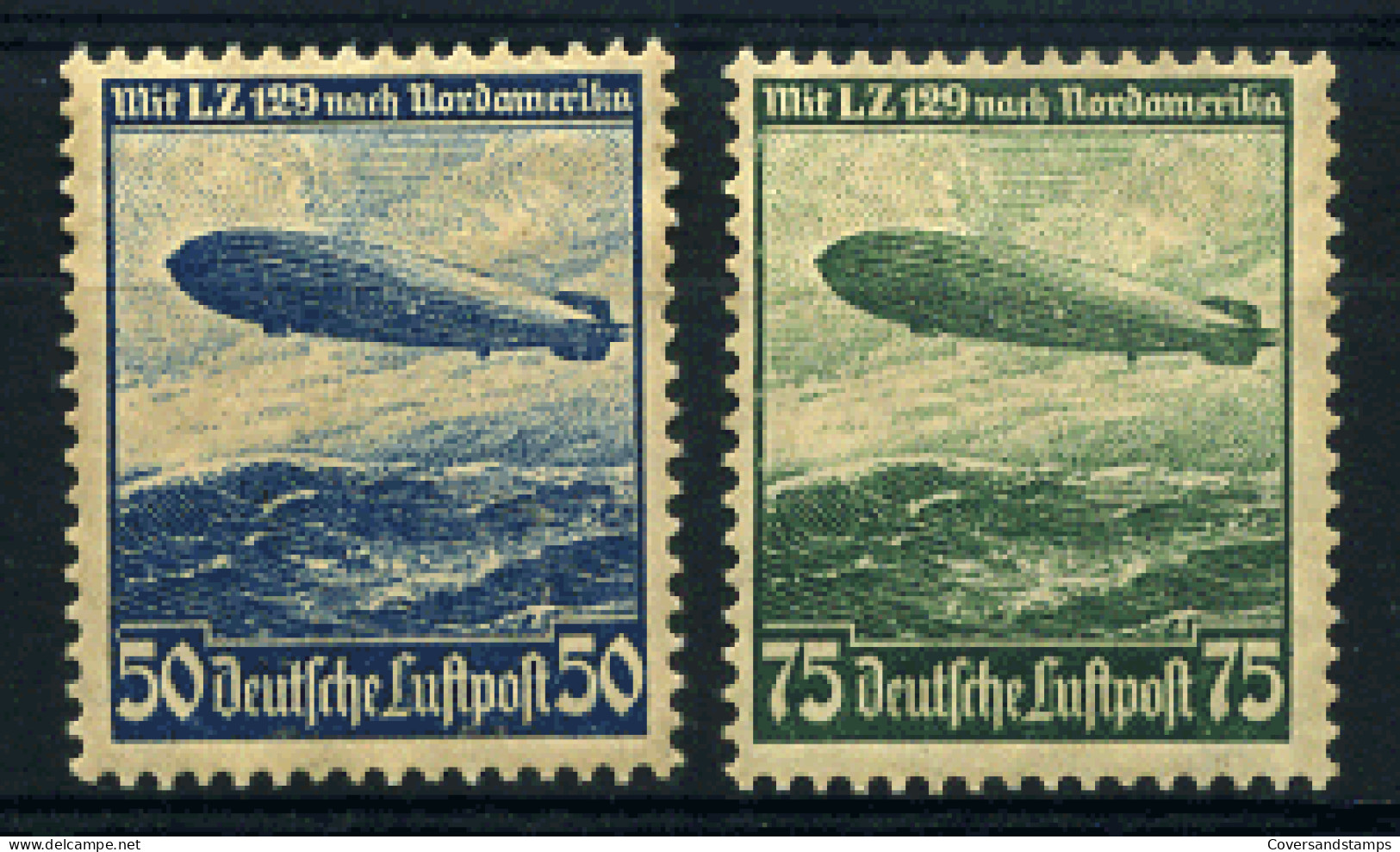 Deutsche Reich - Luchtpost 606/07  * MH                           - Poste Aérienne & Zeppelin