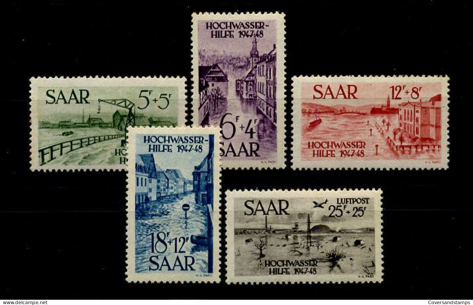 Saar - 255/59 - MNH - Unused Stamps