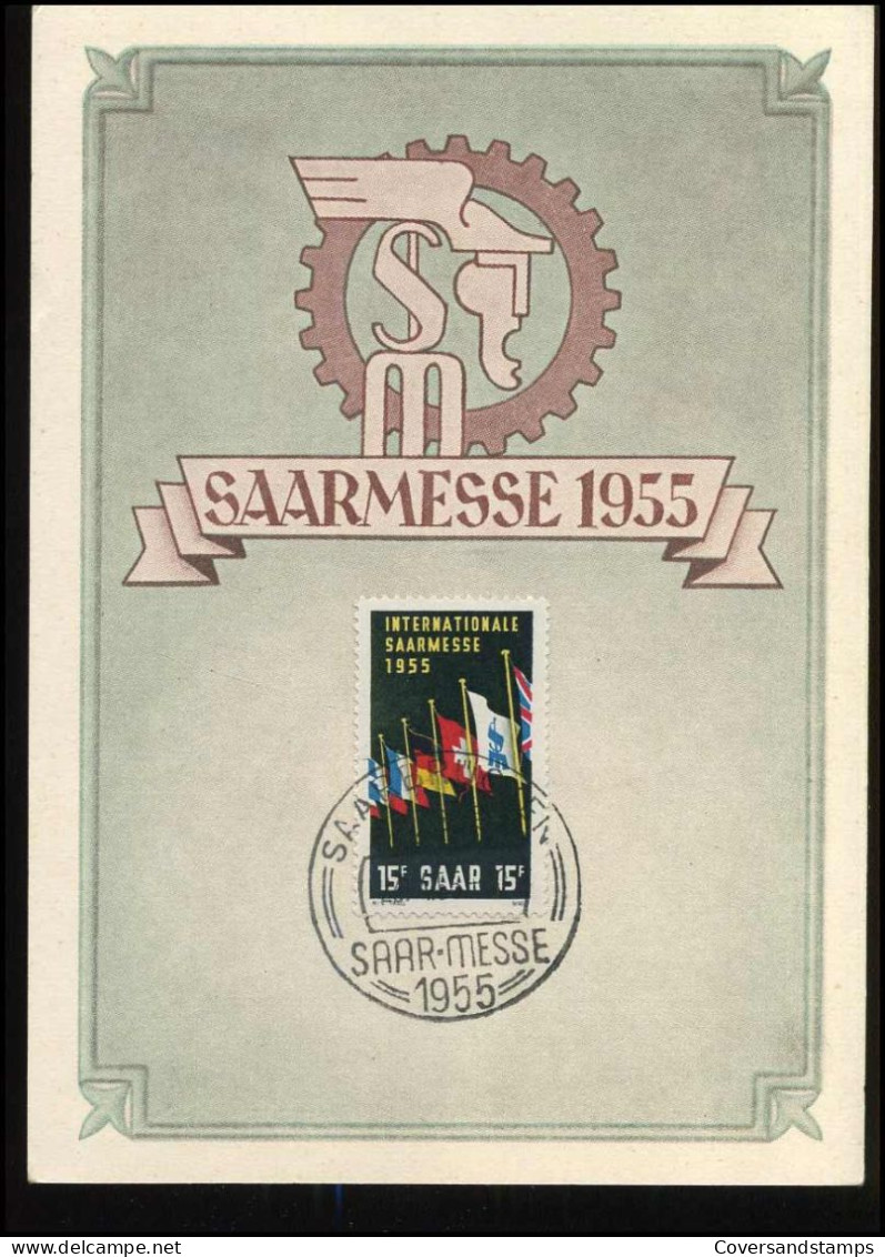 Saar - Saarmesse - Maximulkarte Mi 359 - Maximumkaarten