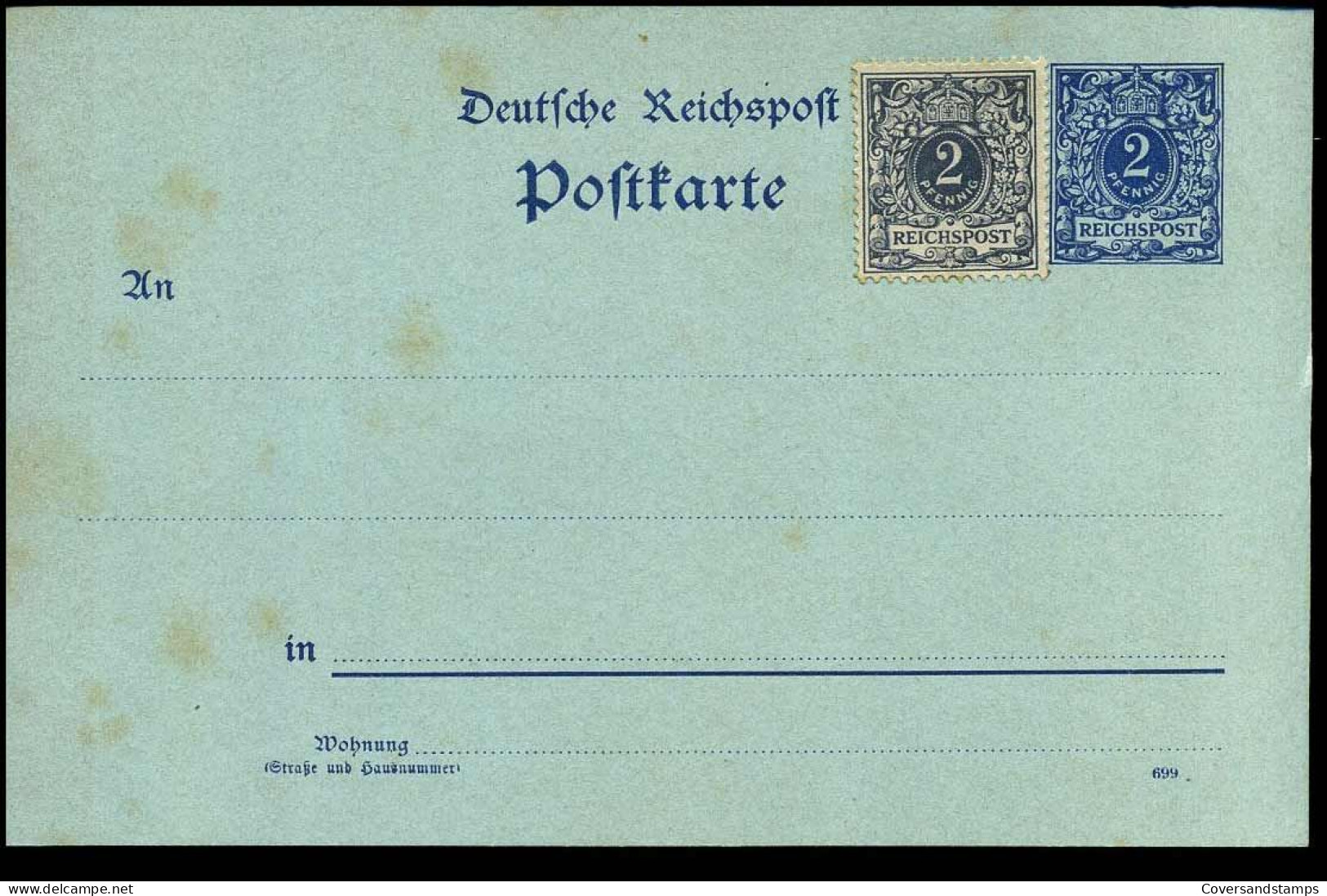 Postkarte -  Deutsche Reichspost - Tarjetas