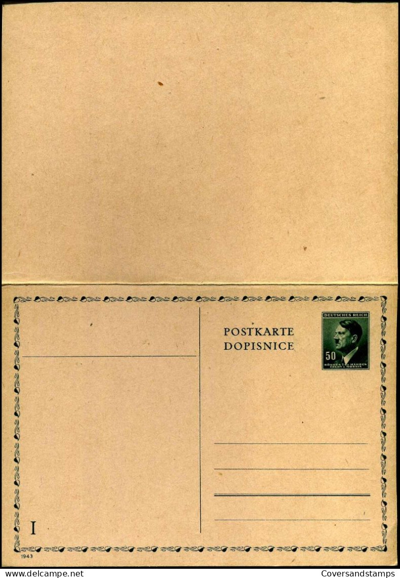 Postkarte Böhmen Und Mähren - P16 - Briefkaarten