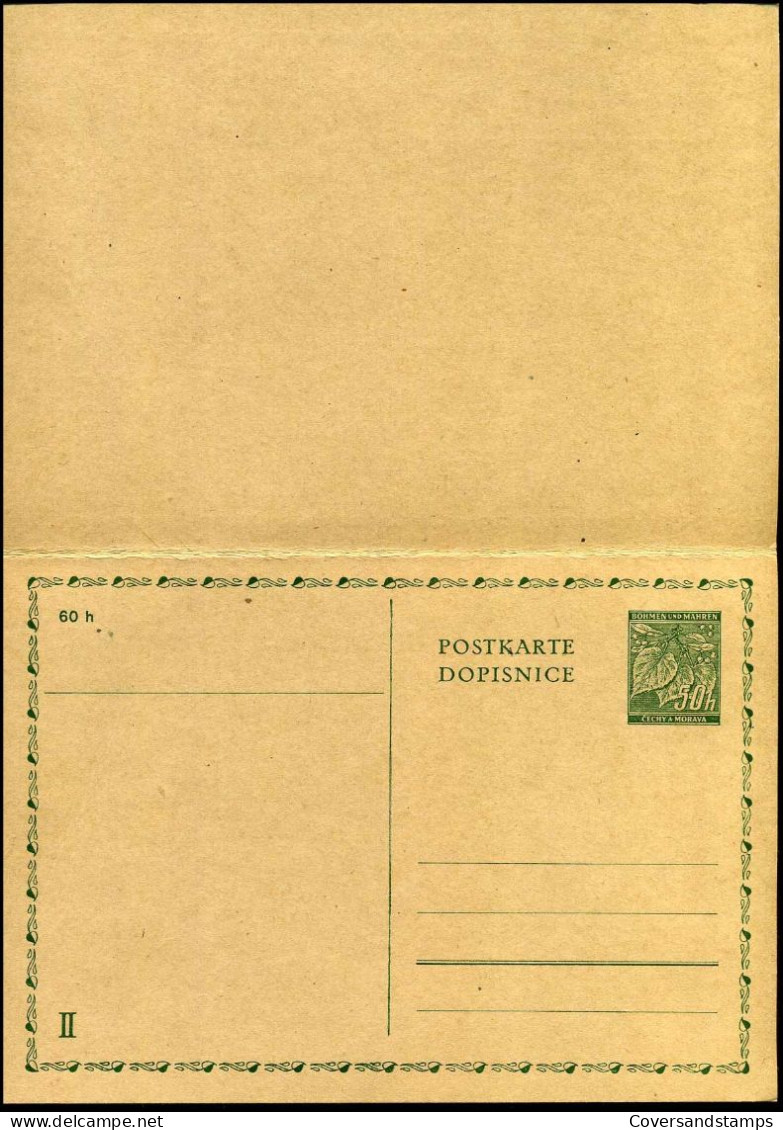 Postkarte - Böhmen Und Mähren  - Briefkaarten