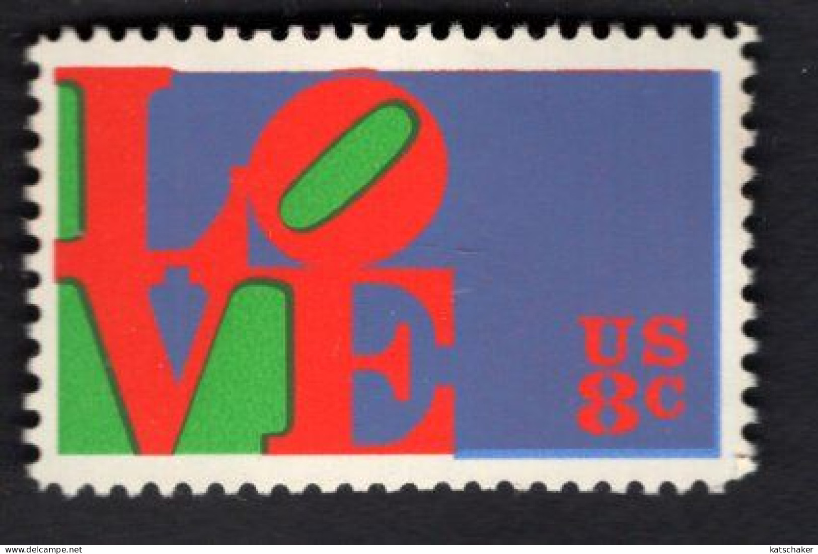 204513573 1972 SCOTT 1475 (XX) POSTFRIS MINT NEVER HINGED - LOVE ISSUE BY ROBERT INDIANA - Ungebraucht