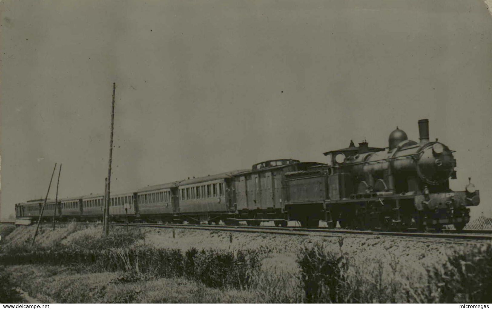 Reproduction - Rapide Paris-Erquelinnes En 1909 - 2.670  PK 31 - Eisenbahnen