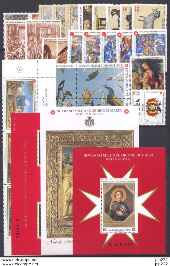 SMOM 1999 Annata Completa/Complete Year MNH/** VF - Sovrano Militare Ordine Di Malta