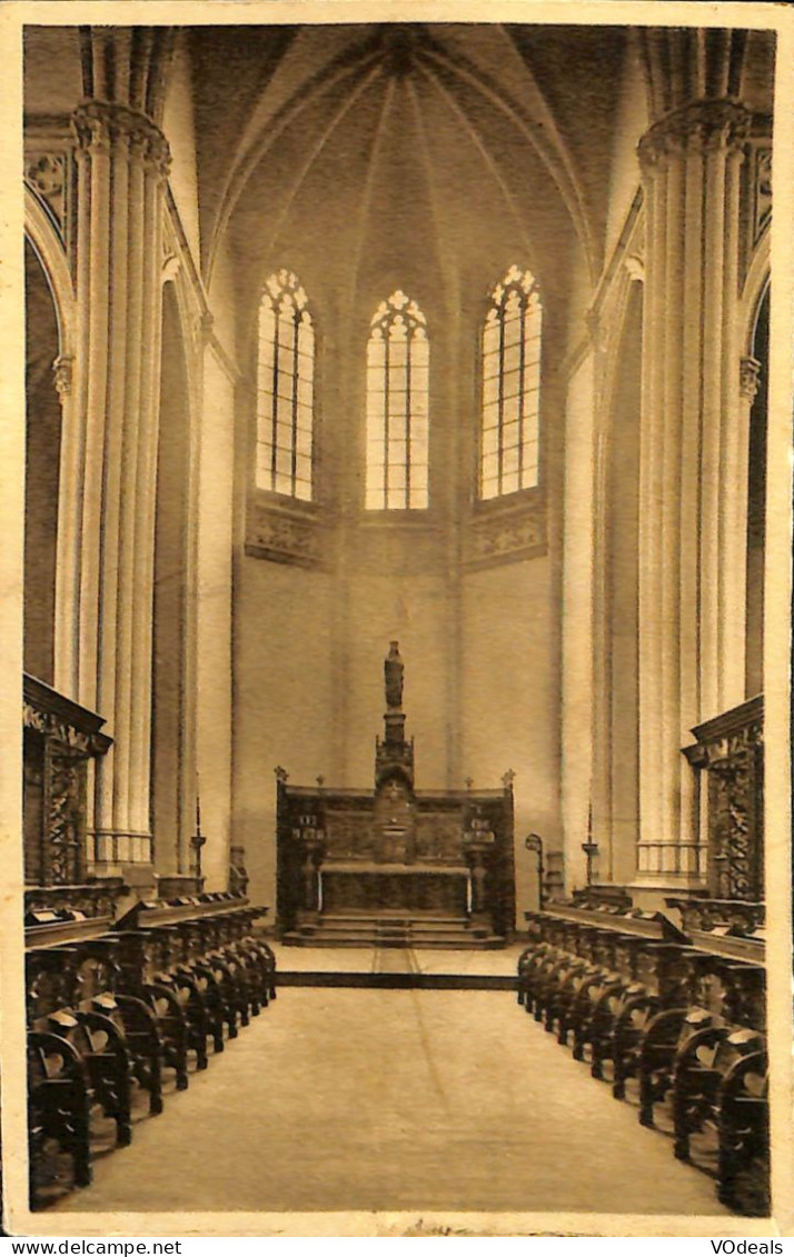 Belgique - Hainaut - Chimay - Abbaye N.-D. De Scourmont, Forges-Chimay - Choeur Des Moines Et Autel Majeur - Chimay