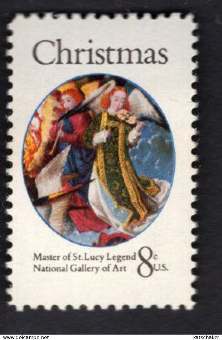 204513037 1972 SCOTT 1471(XX) POSTFRIS MINT NEVER HINGED - CHRISTMAS ANGELS FROM MARY QUEEN OF HEAVEN - Ongebruikt