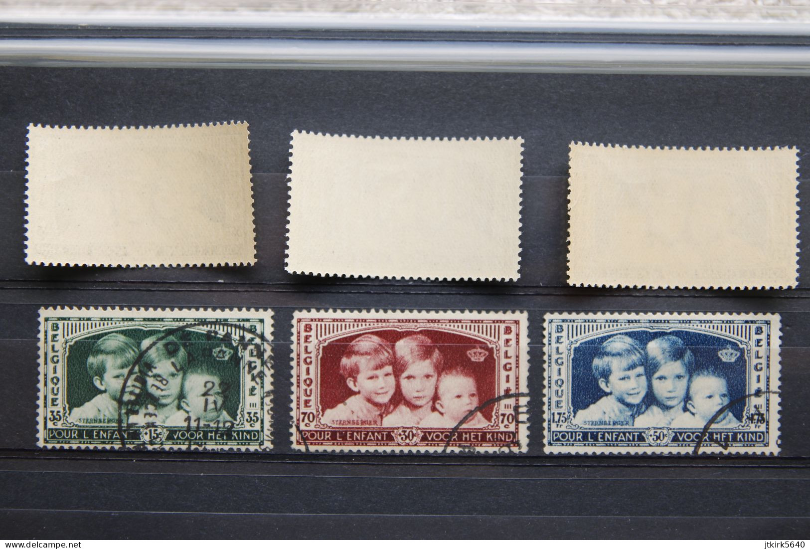 Bienfaisance, 2 Série Enfants Royaux (COB/OBP 927/929, MNH** Et Obl) 1935. - Ongebruikt