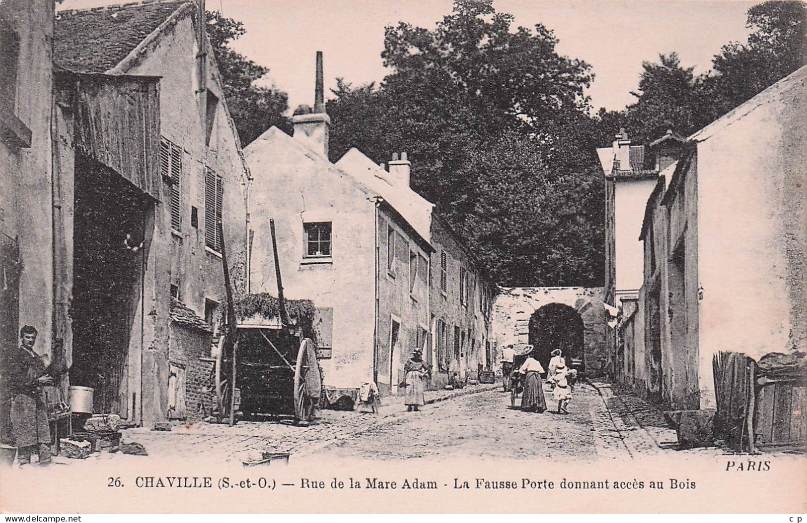 Chaville - Rue De La Mare Adam - Fausse Porte Donnant Acces Au Bois -   CPA °J - Chaville