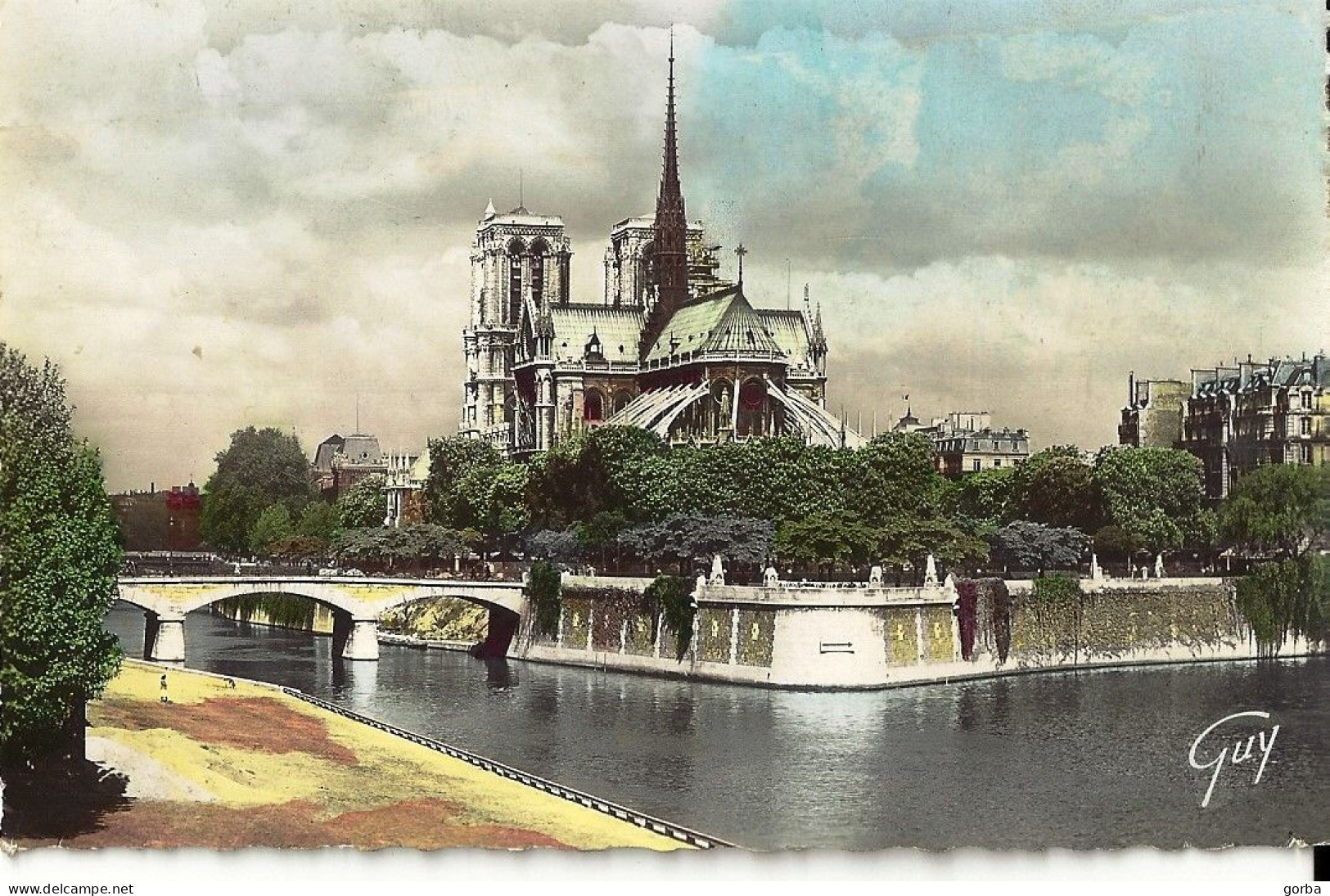 *CPA - 75 - PARIS - Notre Dame - La Pointe Est De L'Ile De La Cité - Notre Dame Von Paris