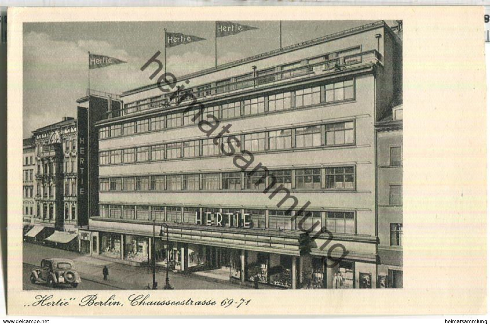 Berlin - Warenhaus Hertie - Chausseestrasse - Mitte