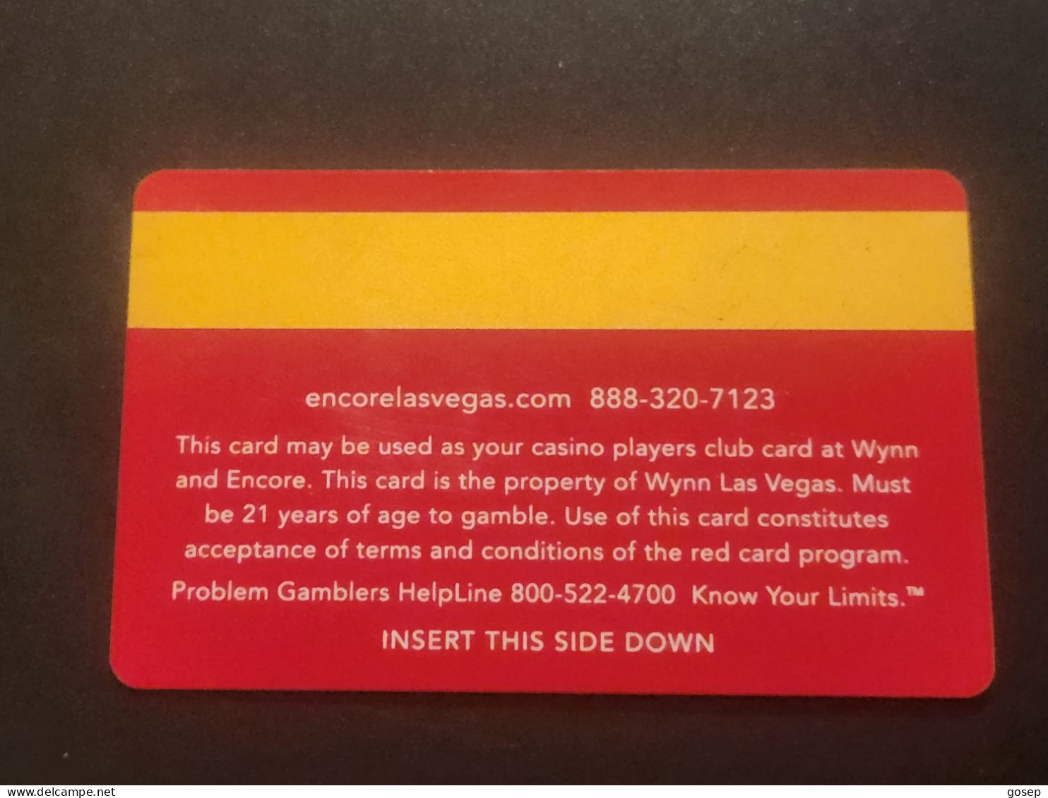 LAS VEGAS-NATHAN S-CASINO CARD (5457142-AMIR S)-used Card+1card Prepiad Free - Casino Cards