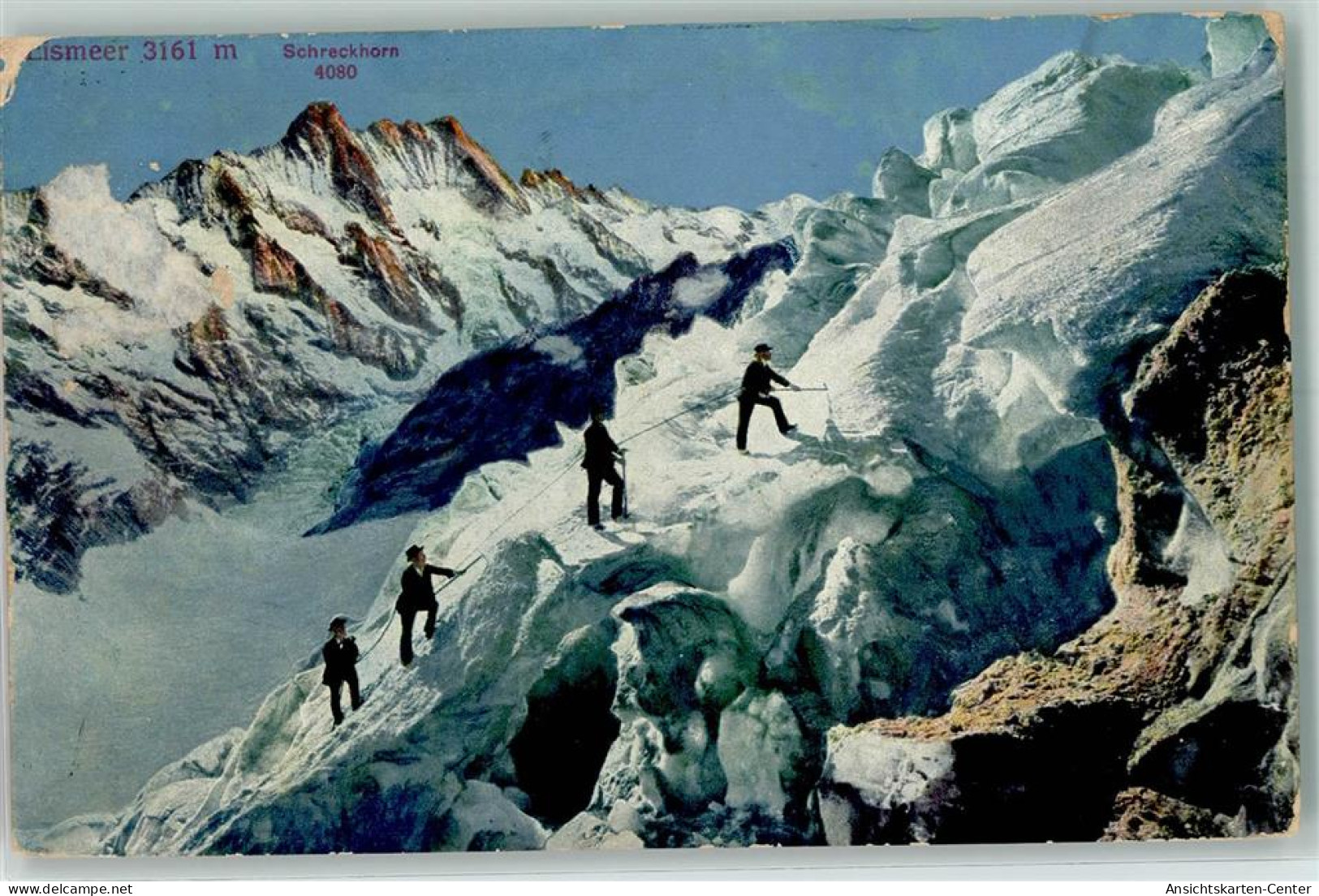 10224804 - Eismeer Bergsteiger AK - Alpinismus, Bergsteigen