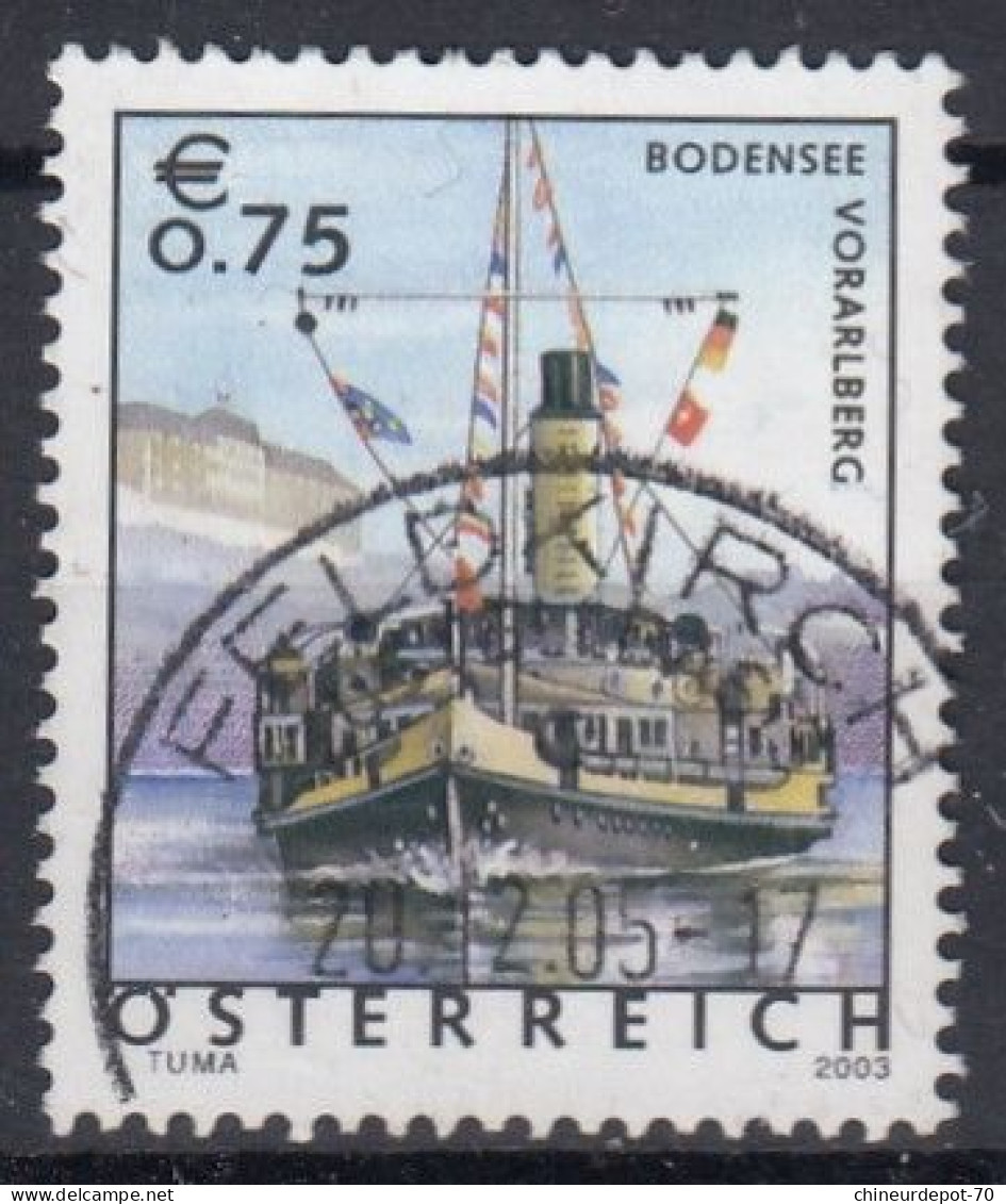BODENSEE VORARLBERG  OSTERREICH TUMA 2003 Cachet Feldkirch - Used Stamps
