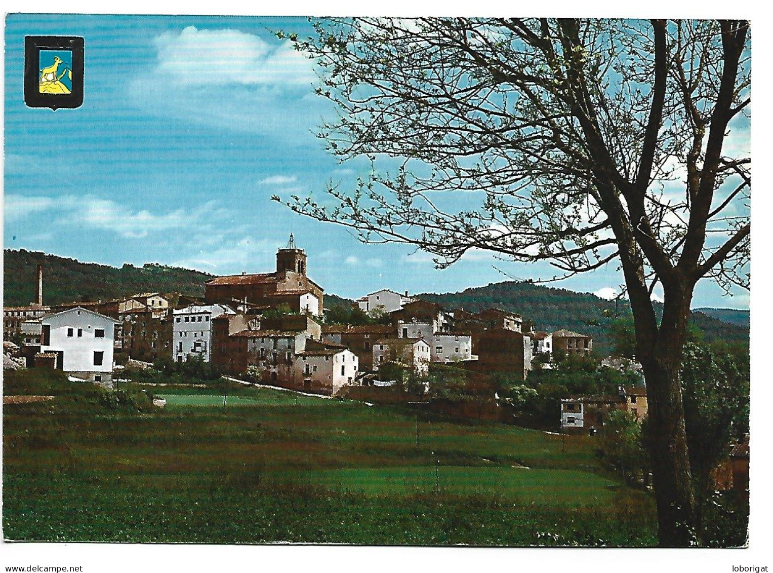 VISTA GENERAL / GENERAL VIEW.- SANT ESTEVE D'EN BAS.- (SEGUN INSCRIPCION: SAN ESTEBAN DE'N BAS).-  GIRONA.- ( CATALUNYA) - Gerona