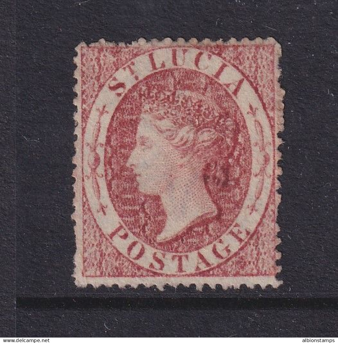 St. Lucia, Scott 1 (SG 1), MNG (no Gum) - St.Lucia (...-1978)