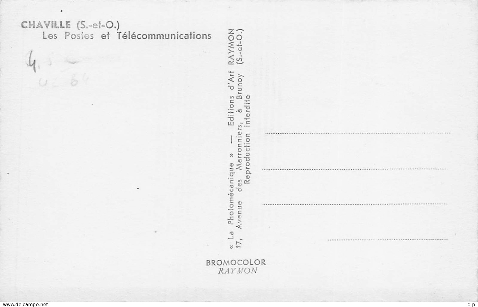 Chaville - Postes Et Telecommunications  -   CPSM °J - Chaville