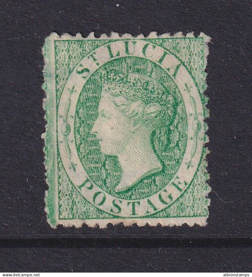 St. Lucia, Scott 6 (SG 8), MHR (large), Traces Of OG - Ste Lucie (...-1978)